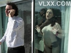 Dẫn bạn trai da đen về nhà chơi rồi chịch nhau trước mặt ba mình