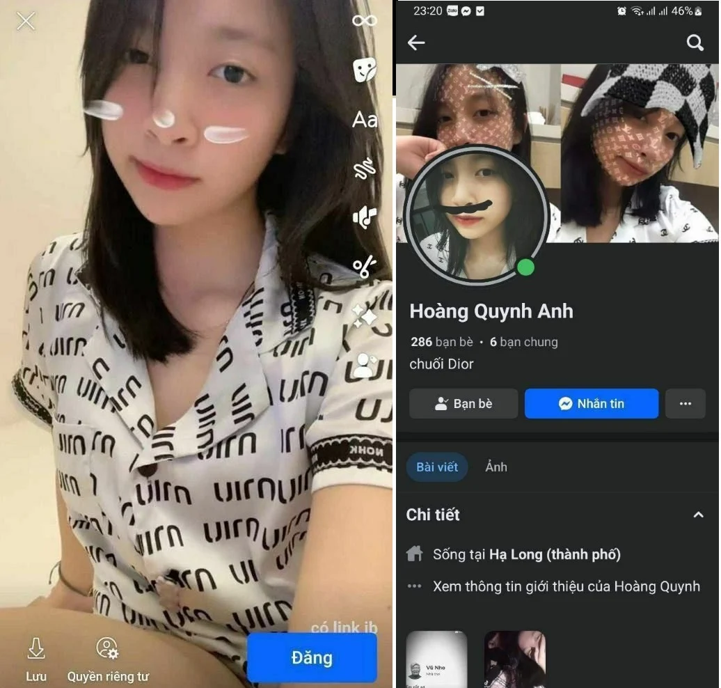 Clip nóng bỏng Hoàng Quỳnh Anh bên bạn trai thân mật